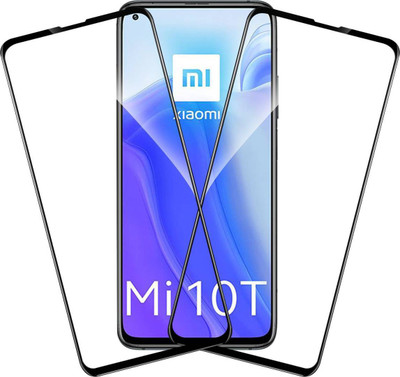 aplexx Edge To Edge Tempered Glass for MI 10T, MI 10T Pro(Pack of 2)