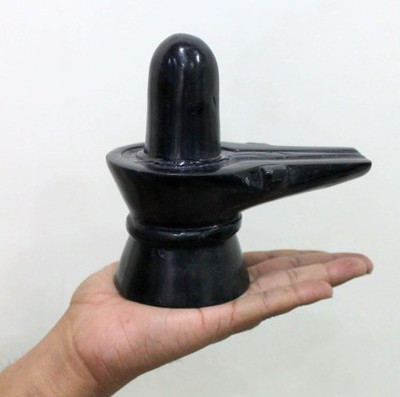 VALUE CRAFTS Decorative Showpiece  -  12 cm(Stone, Black)