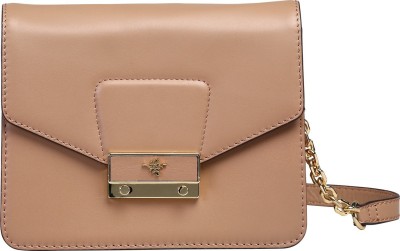 Ilex London Beige Sling Bag ILEX 7508 CLAY WOMEN ACROSS BODY BAG