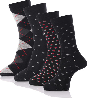 RC. ROYAL CLASS Men Printed Calf Length(Pack of 4)