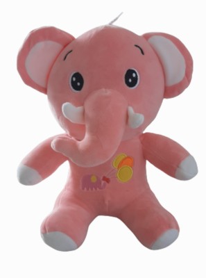 Divyanshi Enterprises Super soft toy Elephant  - 30 cm(Pink)