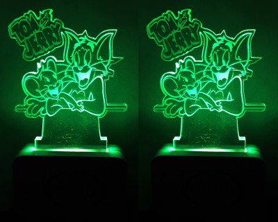 MRIYANGNI Tom and jerry Night Lamp(11 cm, Multicolor)