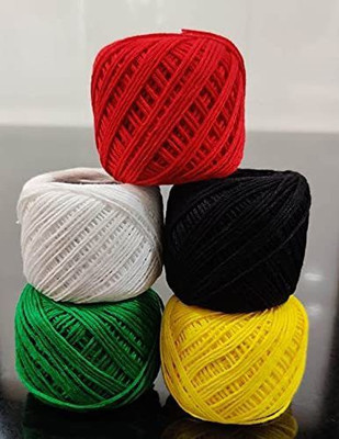 LUCASI Multicolor Thread(45 m Pack of5)