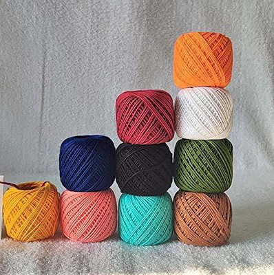 LUCASI multicolor Thread(20 m Pack of10)