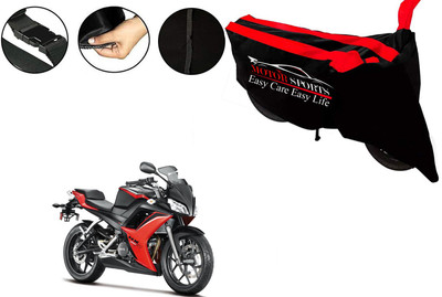 MotorSports Two Wheeler Cover for Hero(Red)