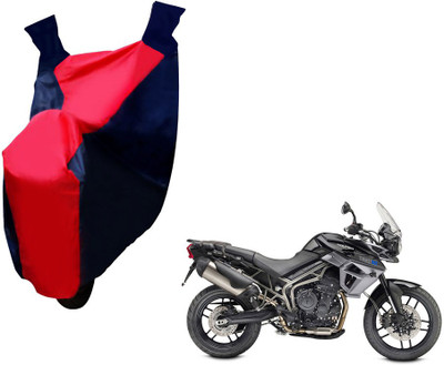 Selifaur Two Wheeler Cover for Triumph(Tiger 800 XR, Red, Blue)