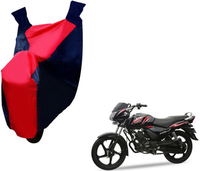Selifaur Two Wheeler Cover for TVS(Star, Red, Blue)