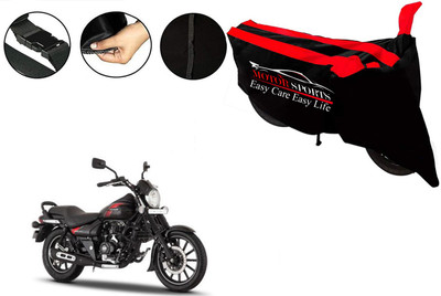 MotorSports Two Wheeler Cover for Bajaj(Avenger 150 Street, Red)