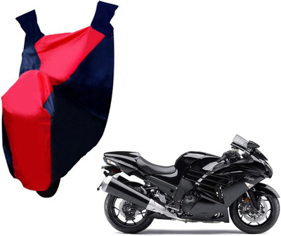 Selifaur Two Wheeler Cover for Kawasaki(Ninja, Red, Blue)