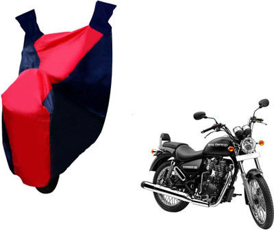 Selifaur Two Wheeler Cover for Royal Enfield(Thunderbird 350, Red, Blue)