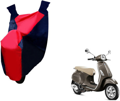 Selifaur Two Wheeler Cover for Piaggio(Vespa VXL, Red, Blue)