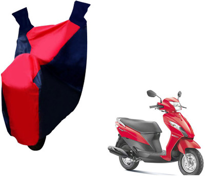 Selifaur Two Wheeler Cover for Suzuki(Let's, Red, Blue)