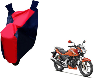 Selifaur Two Wheeler Cover for Hero(CBZ Extreme, Red, Blue)