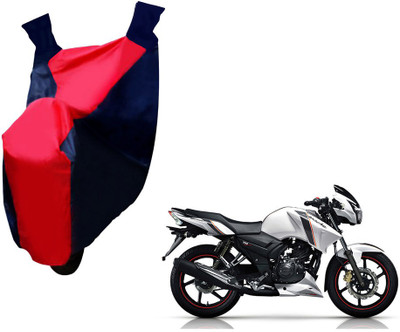 Selifaur Two Wheeler Cover for TVS(Apache RTR 160, Red, Blue)
