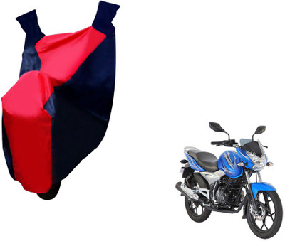 Selifaur Two Wheeler Cover for Bajaj(Discover 100 DTS-i, Red, Blue)