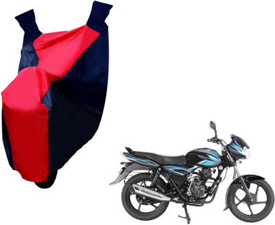 Selifaur Two Wheeler Cover for Bajaj(Discover 100 DTS-i, Red, Blue)