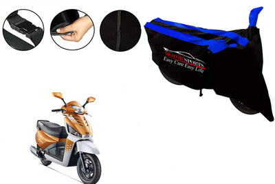 MotorSports Two Wheeler Cover for Mahindra(Gusto 125, Blue)