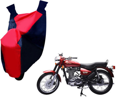 Selifaur Two Wheeler Cover for Royal Enfield(Electra Delux, Red, Blue)