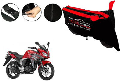 MotorSports Two Wheeler Cover for Yamaha(Fazer 25, Red)
