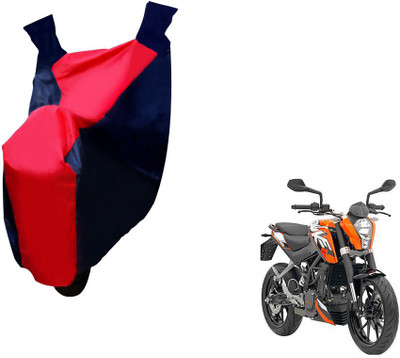 Selifaur Two Wheeler Cover for KTM(Duke 200, Red, Blue)