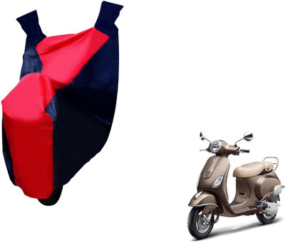 Selifaur Two Wheeler Cover for Piaggio(Piaggio Vespa, Red, Blue)