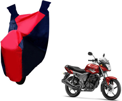 Selifaur Two Wheeler Cover for Yamaha(SZ-S, Red, Blue)