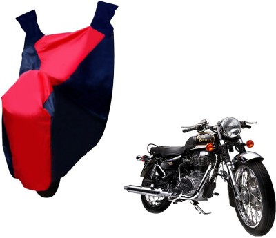 Selifaur Two Wheeler Cover for Royal Enfield(Electra Delux, Red, Blue)