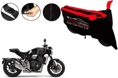 MotorSports Two Wheeler Cover for Honda(CB1000R Plus, Red)