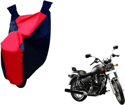 Selifaur Two Wheeler Cover for Royal Enfield(Thunderbird 350, Red, Blue)