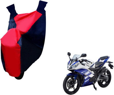 Selifaur Two Wheeler Cover for Yamaha(YZF R15 S, Red, Blue)