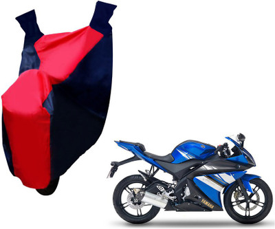 Selifaur Two Wheeler Cover for Yamaha(YZF R15 S, Red, Blue)
