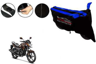 MotorSports Two Wheeler Cover for Hero(Hunk, Blue)