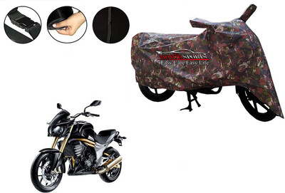 MotorSports Two Wheeler Cover for Mahindra(Mojo, Green)