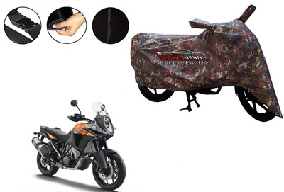 MotorSports Two Wheeler Cover for KTM(1050 Adventure, Green)