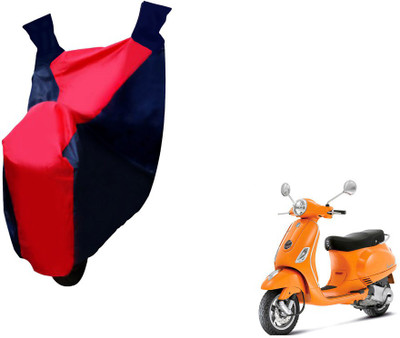 Selifaur Two Wheeler Cover for Piaggio(Vespa, Red, Blue)