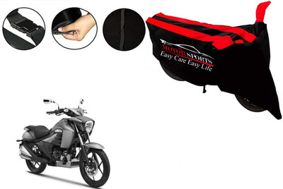 MotorSports Two Wheeler Cover for Suzuki(intruder 150, Red)