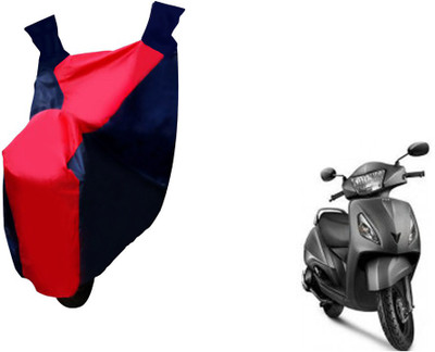 Selifaur Two Wheeler Cover for TVS(Jupiter, Red, Blue)