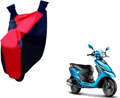 Selifaur Two Wheeler Cover for TVS(Streek, Red, Blue)