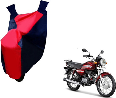Selifaur Two Wheeler Cover for Hero(HF Dawn, Red, Blue)
