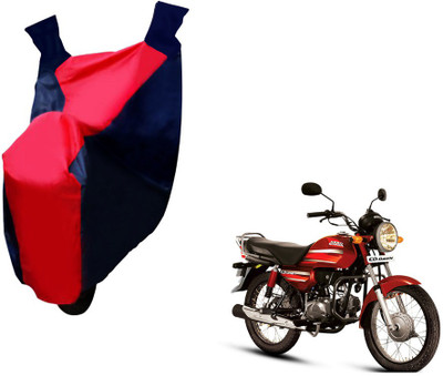 Selifaur Two Wheeler Cover for Hero(CD deluxe, Red, Blue)