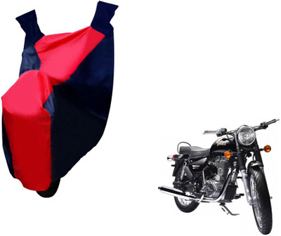 Selifaur Two Wheeler Cover for Royal Enfield(Electra Delux, Red, Blue)