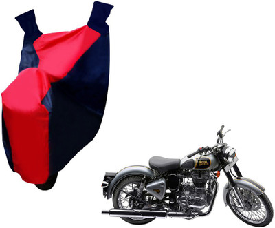 Selifaur Two Wheeler Cover for Royal Enfield(Classic 500, Red, Blue)