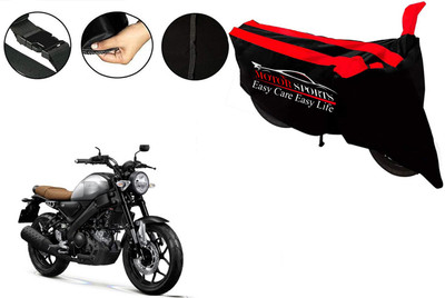 MotorSports Two Wheeler Cover for Yamaha(SZ X, Red)