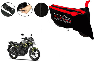 MotorSports Two Wheeler Cover for Yamaha(SZ-RR, Red)