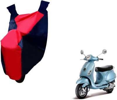 Selifaur Two Wheeler Cover for Piaggio(Vespa LX, Red, Blue)