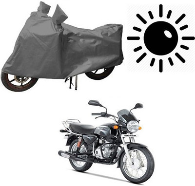 Atulit enterprises Waterproof Two Wheeler Cover for Bajaj(Boxer, Grey)