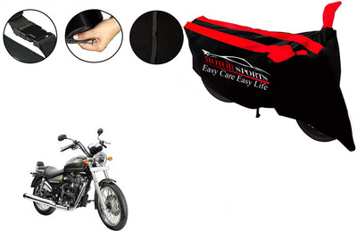 MotorSports Two Wheeler Cover for Royal Enfield(Thunderbird 500, Red)