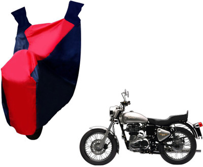 Selifaur Two Wheeler Cover for Royal Enfield(Twin spark, Red, Blue)