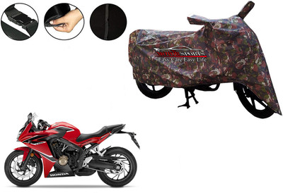 MotorSports Two Wheeler Cover for Honda(CBR 650F, Green)