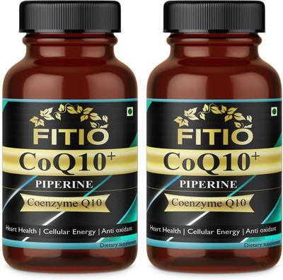FITIO COQ-10 (A Bio Enhanced Cellular Energy) Pro(2 x 60 Capsules)